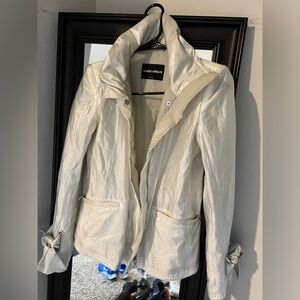 Giorgio Armani Silver Silk Jacket
